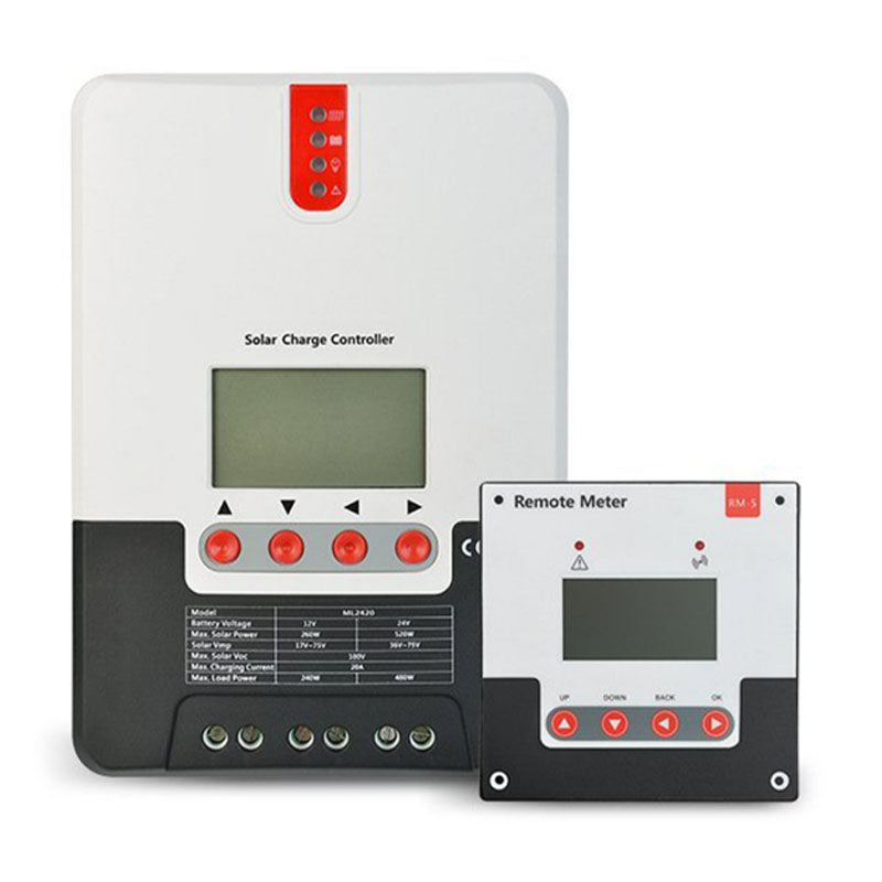 MPPT solar panel controller 30A40A photovoltaic system 12V24Vcan with 485 communication