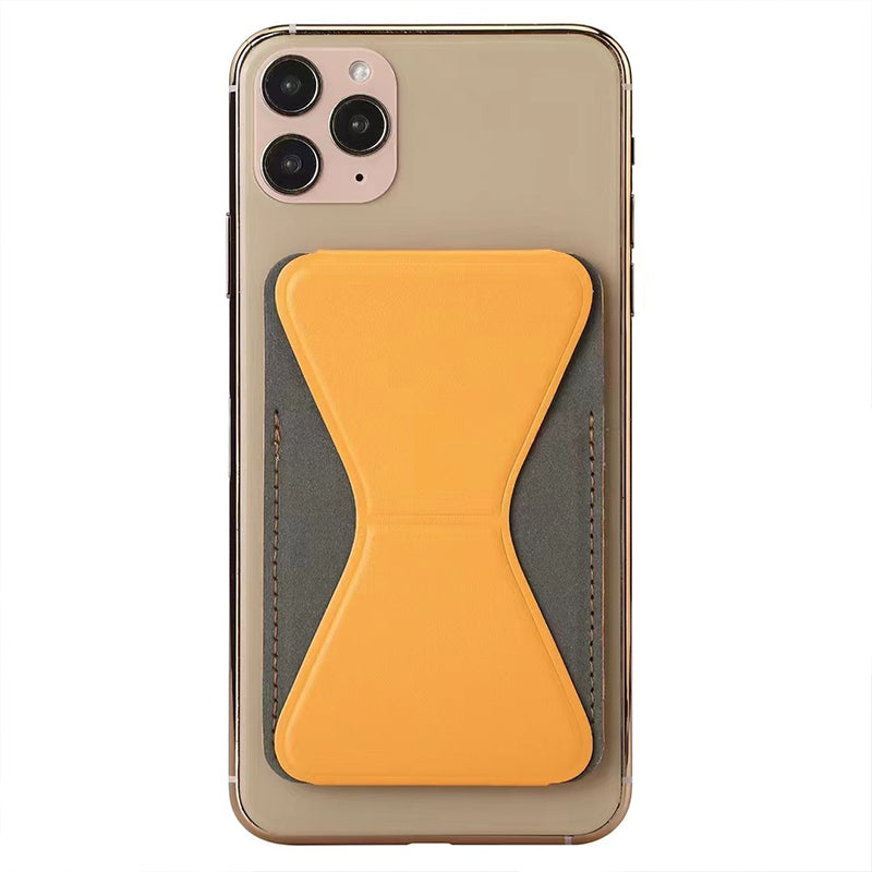 Mobile phone back adhesive holder with card slot