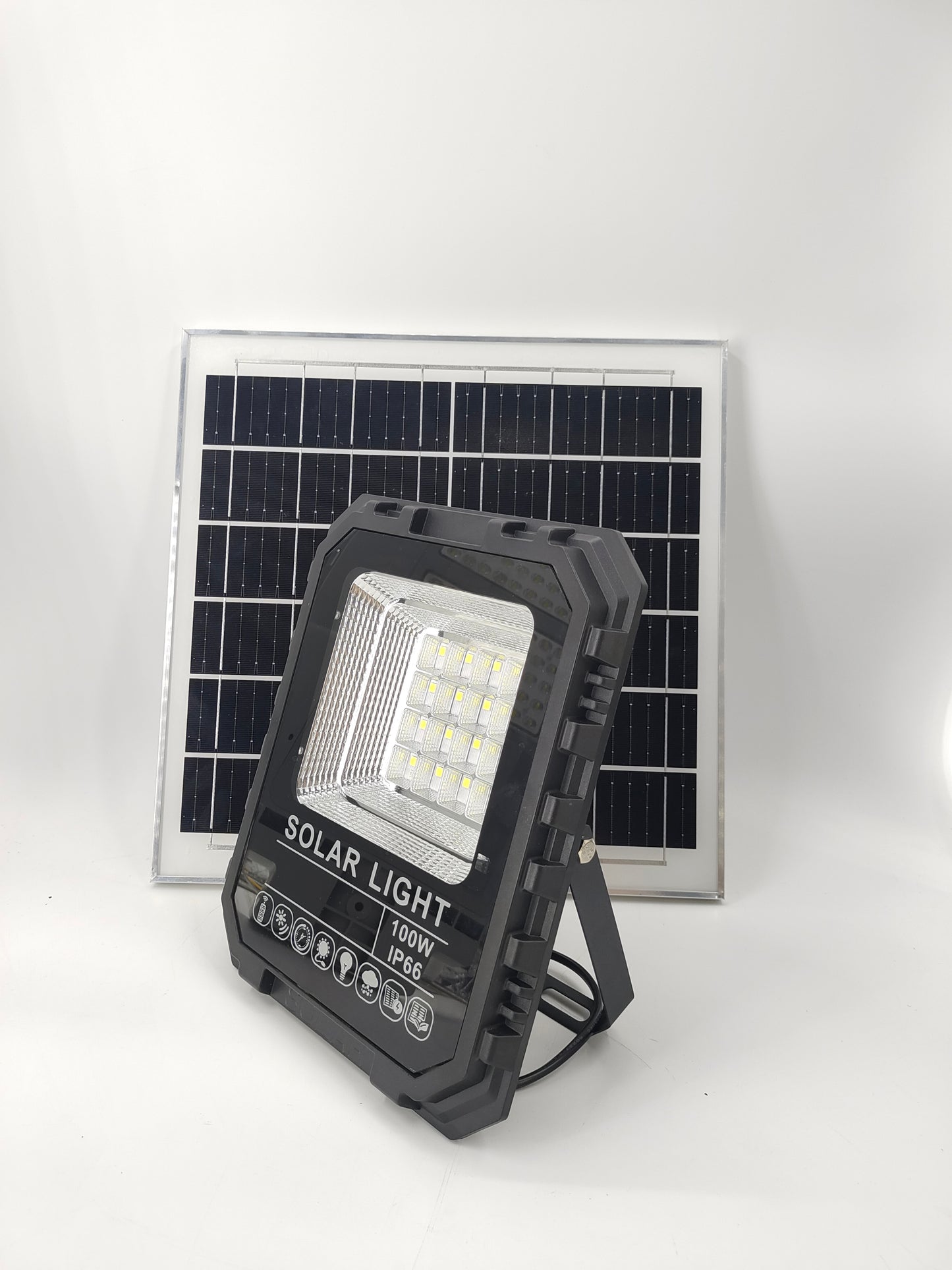 Solar lights for home and outdoor garden, new rural LED high-power floodlights, super bright and waterproof 100W
