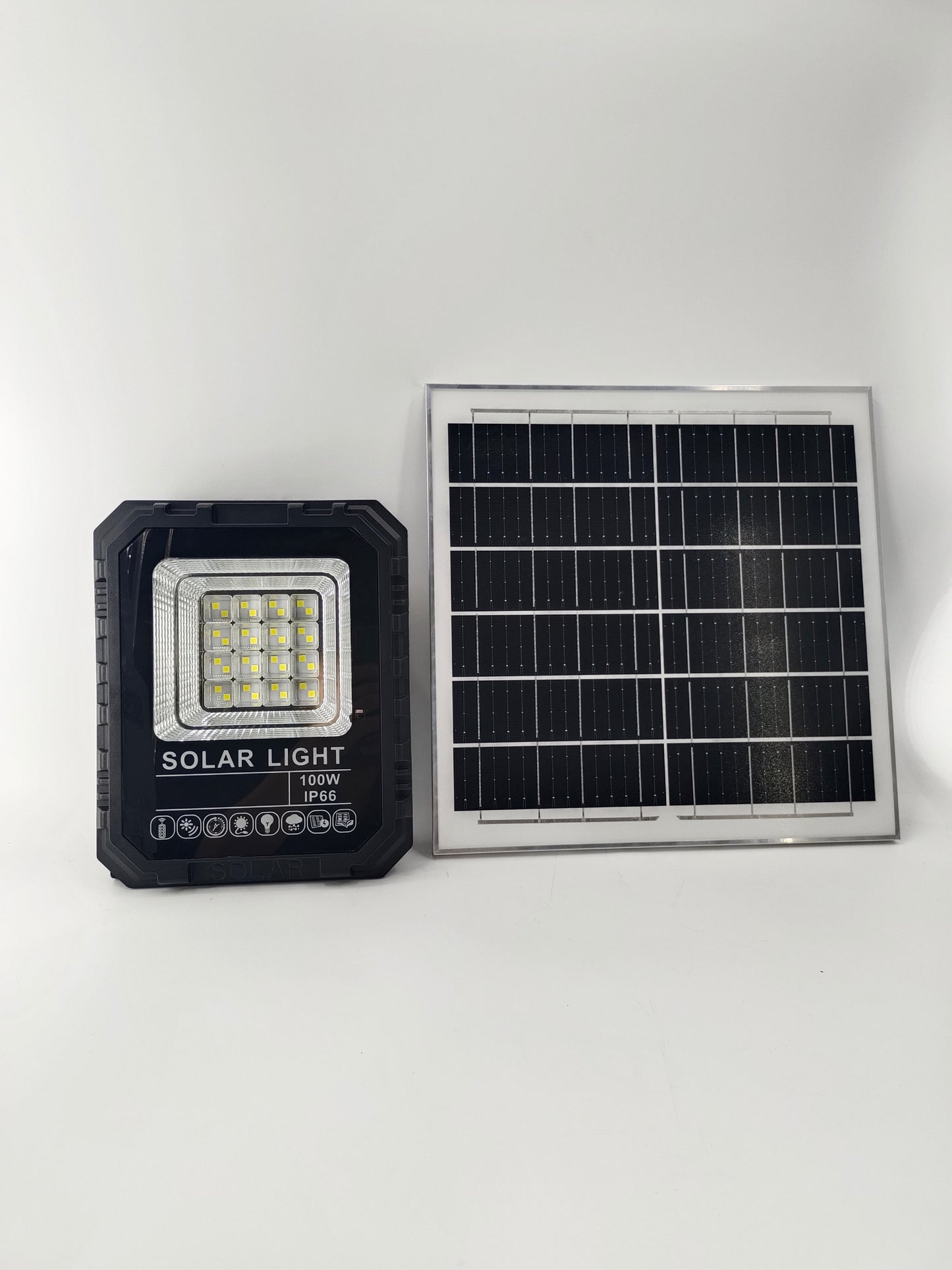 Solar lights for home and outdoor garden, new rural LED high-power floodlights, super bright and waterproof 100W