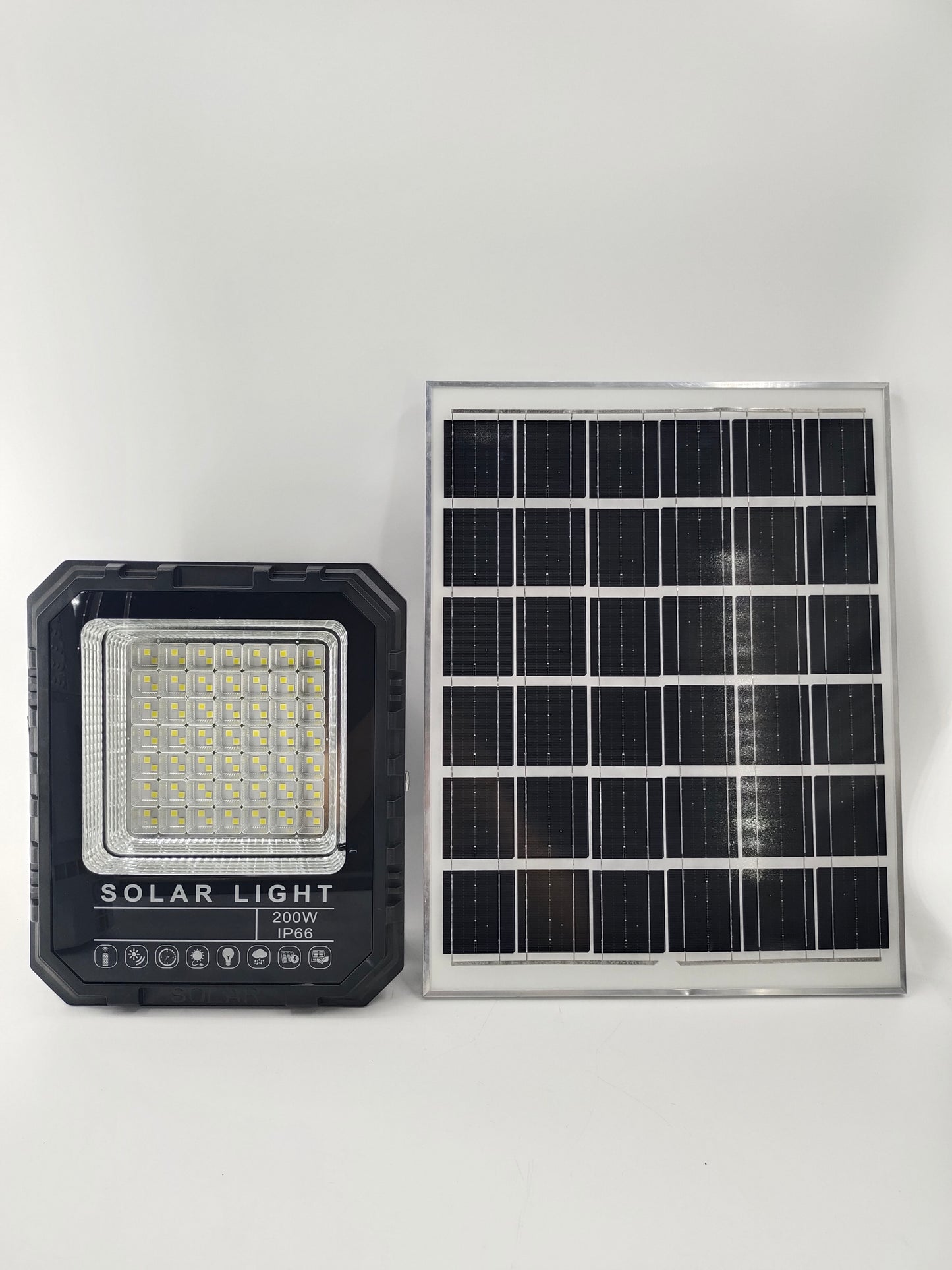 Solar lights for home and outdoor garden, new rural LED high-power floodlights, super bright and waterproof 100W