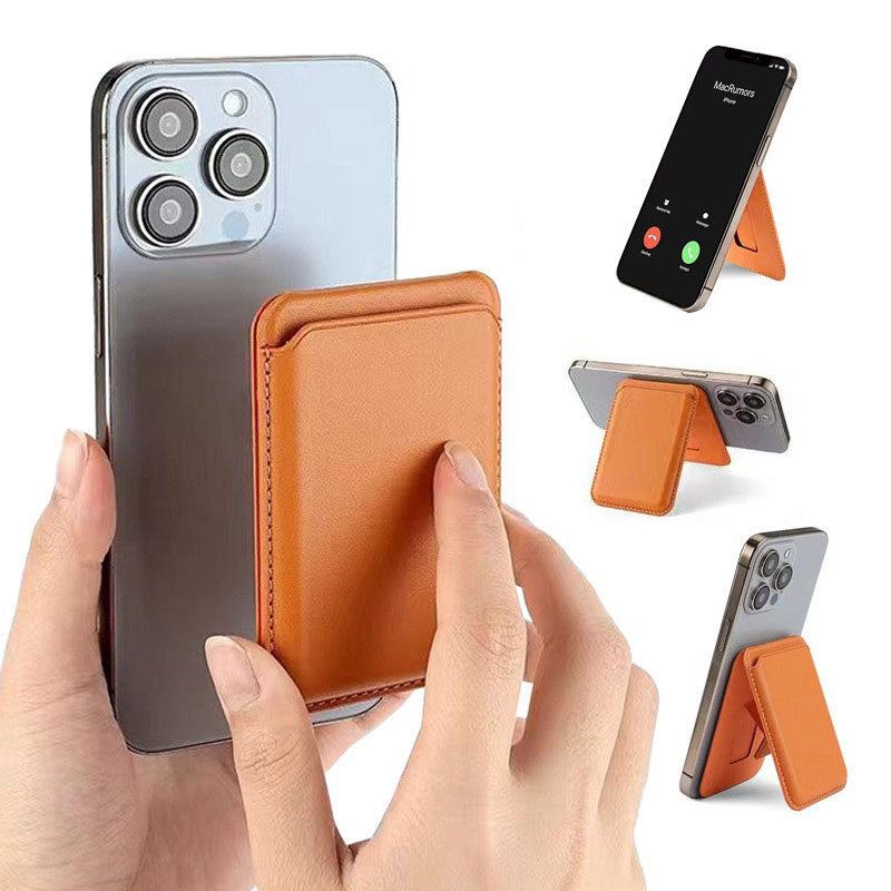 The new mobile phone stand and cardholder is suitable for the iPhone 15, featuring a MagSafe cardholder stand that can hold four cards.