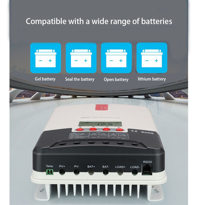 MPPT solar panel controller 30A40A photovoltaic system 12V24Vcan with 485 communication