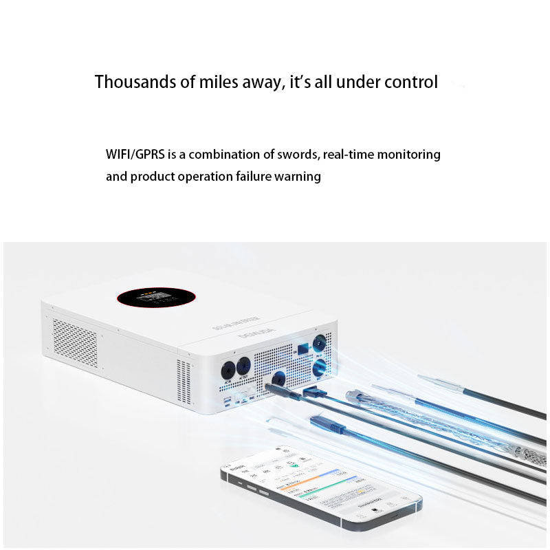 Solar all-in-one outdoor 4KW 6KW PV pure inverter with built-in MPPT controller