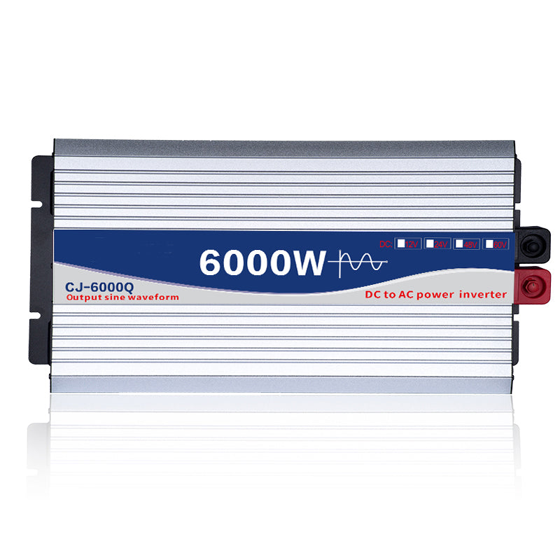 Color screen display high-power on-board inverter 12V 24V 48V 60V To 220V 6000W