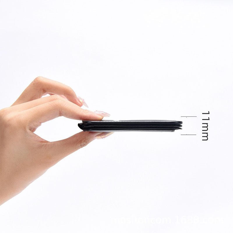 Compatible with iPhone 15 MagSafe card holder folding stand magnetic card wallet multi-card hand grip stand card case