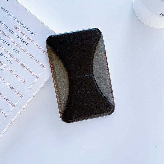Mobile phone back adhesive holder with card slot