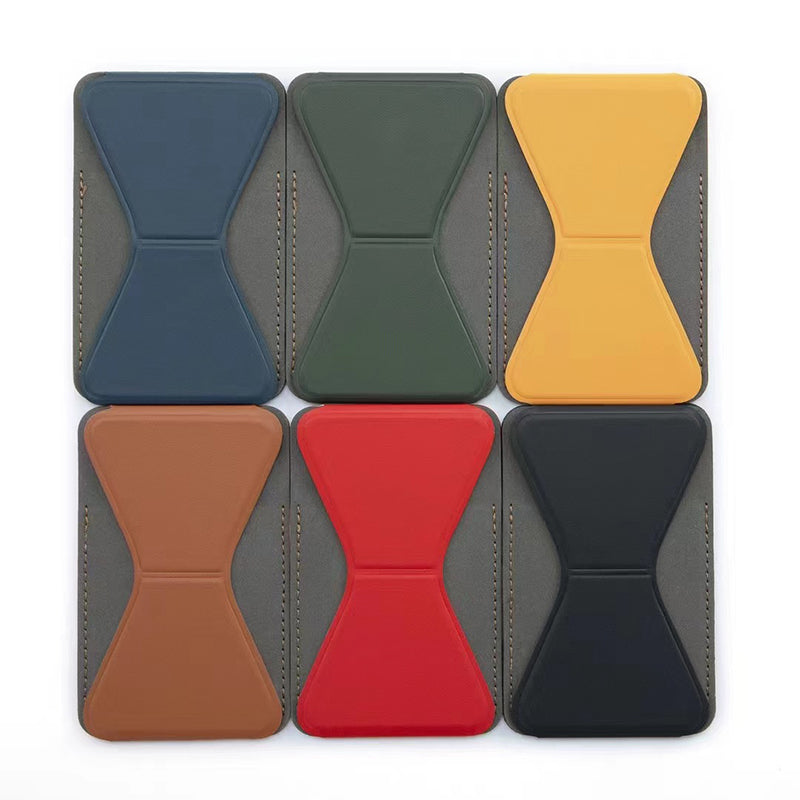 Mobile phone back adhesive holder with card slot