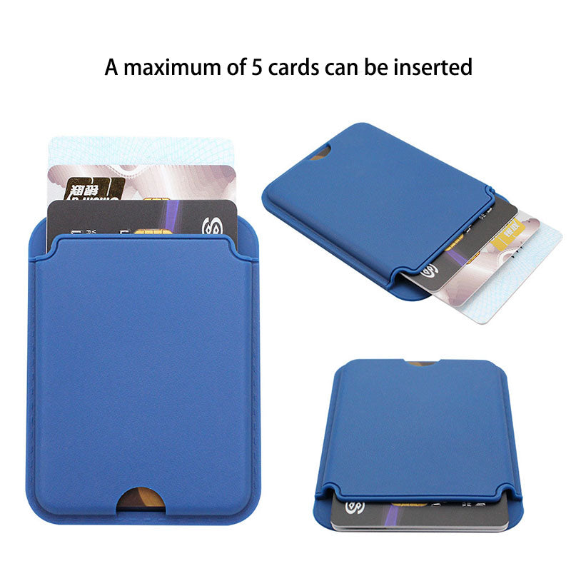Applicable for Apple imitation original mobile phone back adhesive card case, multi-card public transportation access card, bank card, credit card case, universal.