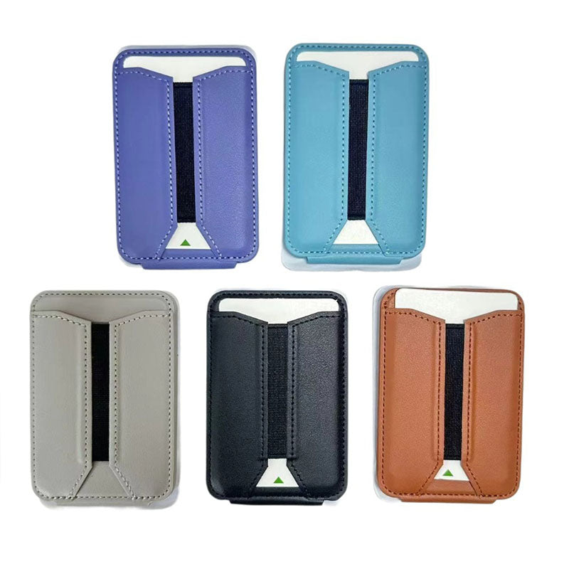 Compatible with iPhone 15 MagSafe card holder folding stand magnetic card wallet multi-card hand grip stand card case