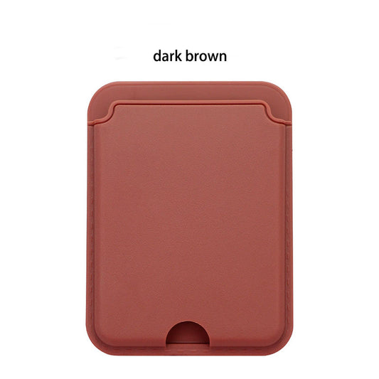 Applicable for Apple imitation original mobile phone back adhesive card case, multi-card public transportation access card, bank card, credit card case, universal.
