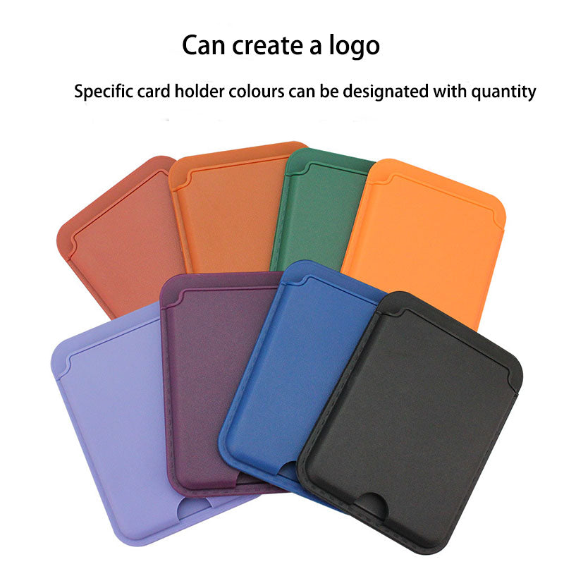 Applicable for Apple imitation original mobile phone back adhesive card case, multi-card public transportation access card, bank card, credit card case, universal.