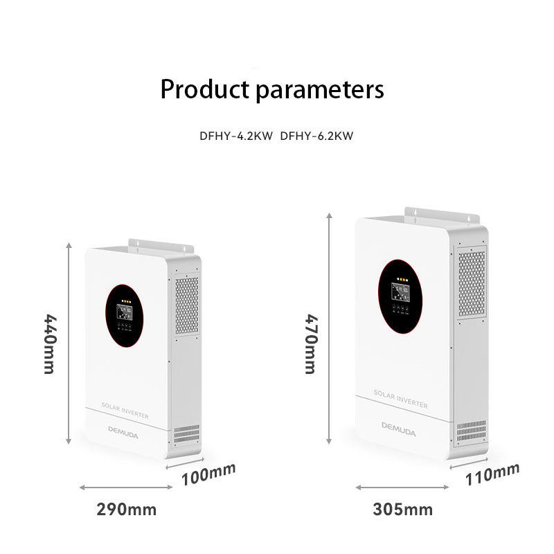 Solar all-in-one outdoor 4KW 6KW PV pure inverter with built-in MPPT controller