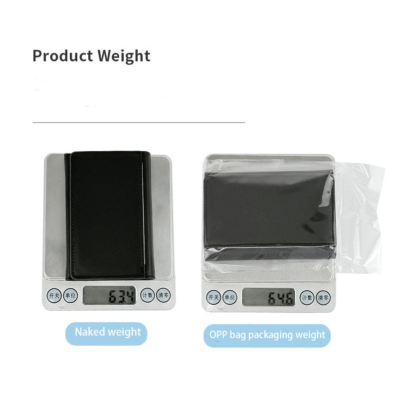 Four-fold magnetic card holder stand