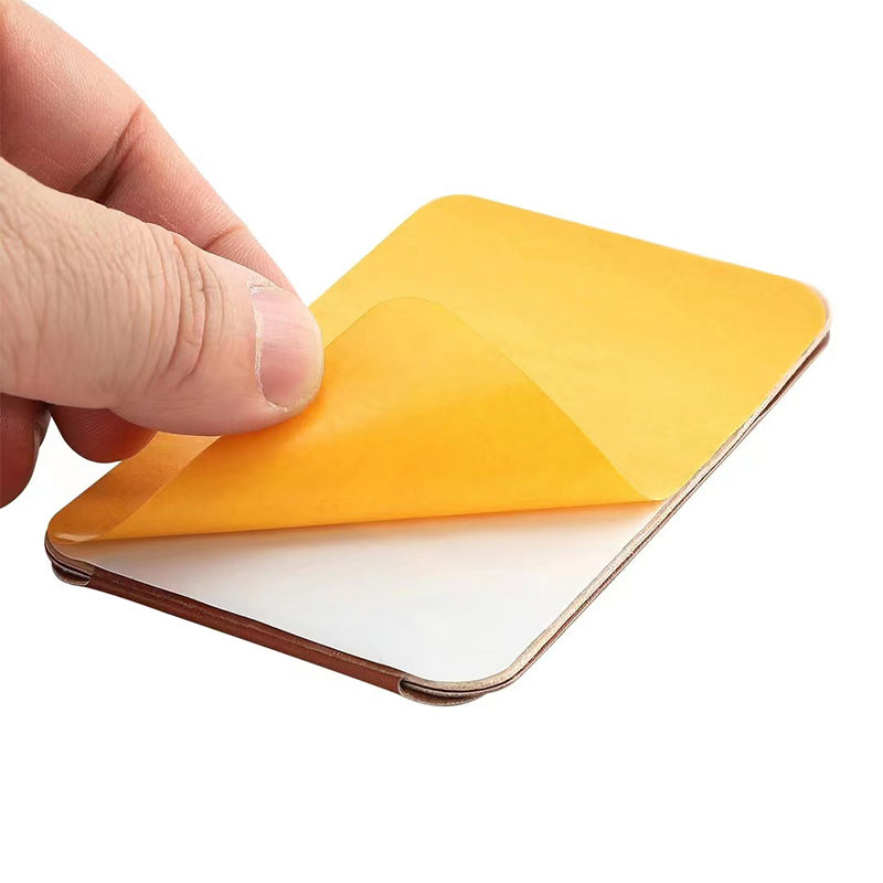 Mobile phone back adhesive holder with card slot