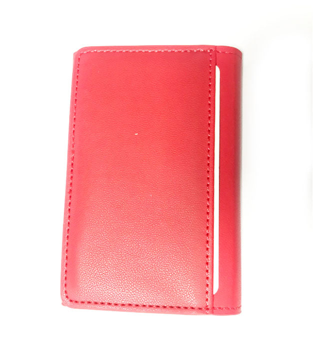 Four-fold magnetic card holder stand