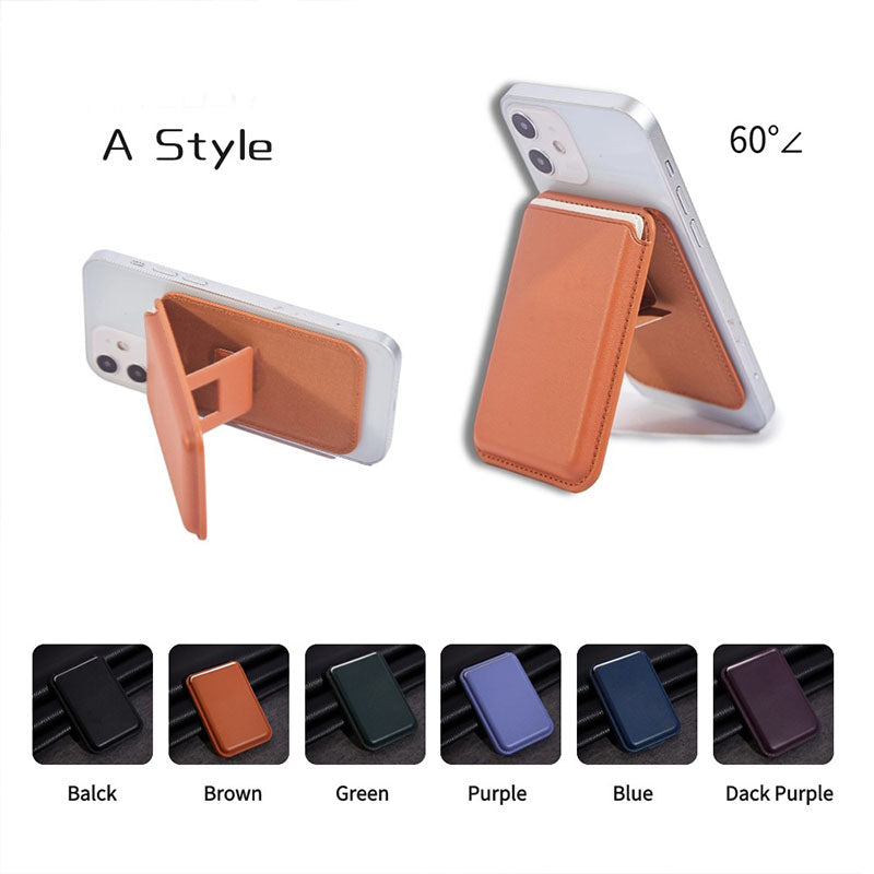 The new mobile phone stand and cardholder is suitable for the iPhone 15, featuring a MagSafe cardholder stand that can hold four cards.