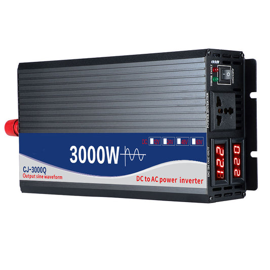 High power pure sine wave home car inverter 12V24V48V72V to 220V 3000W