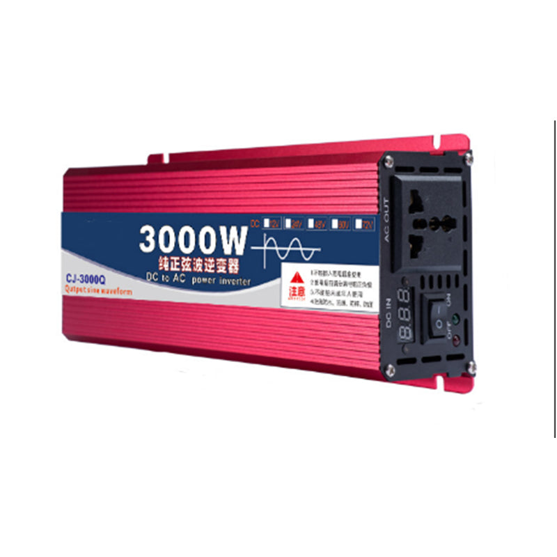 High power pure sine wave home car inverter 12V24V48V72V to 220V 3000W