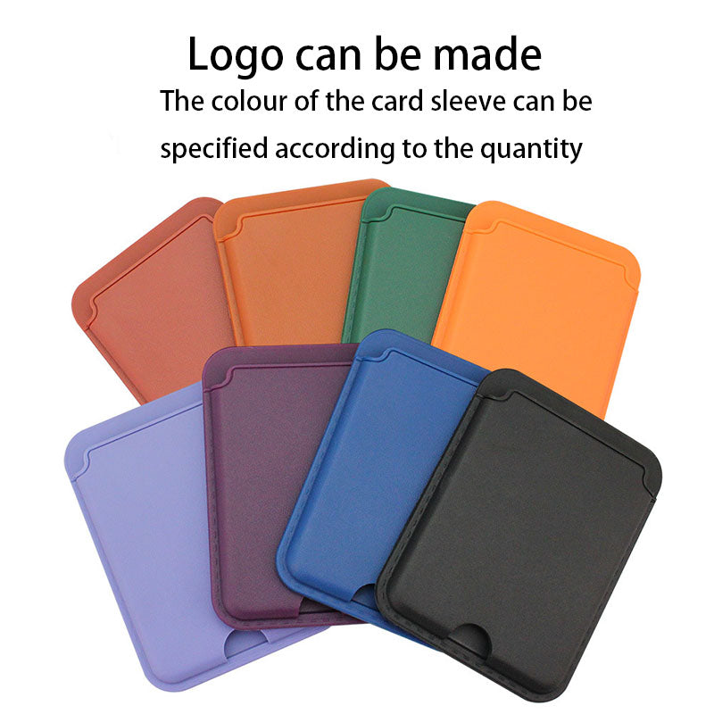 Applicable for Apple imitation original mobile phone back adhesive card case, multi-card public transportation access card, bank card, credit card case, universal.