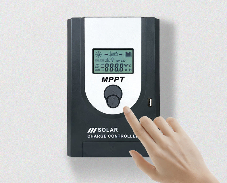 mppt solar controller 50A/60A auto identify 12V/24V photovoltaic mppt controller