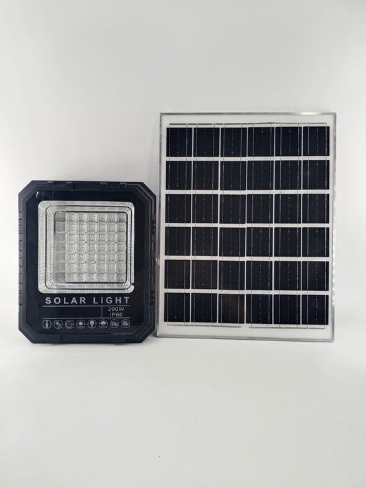 Cross-border popular solar floodlight outdoor lighting garden lamp new rural street lamp manufacturer direct sale aurora light 100W