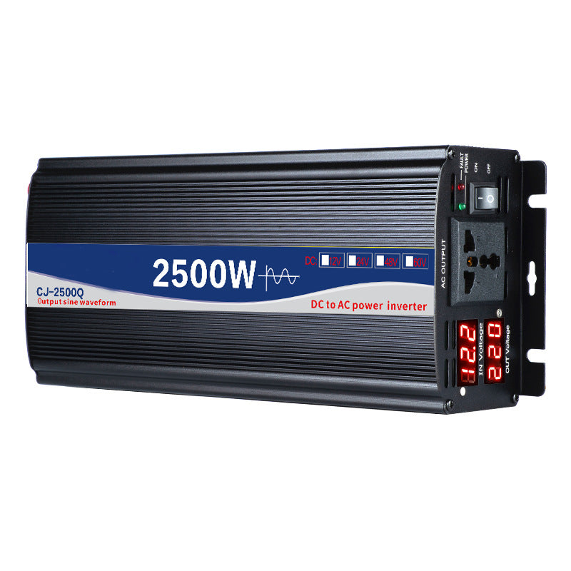 High power pure sine wave home car inverter 12V24V48V60V to 220V 2500W
