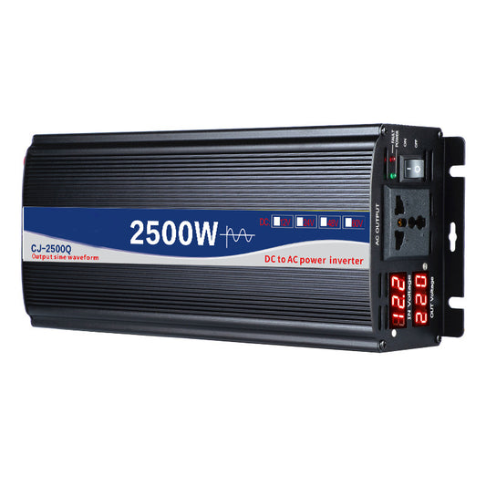 High power pure sine wave home car inverter 12V24V48V60V to 220V 2500W