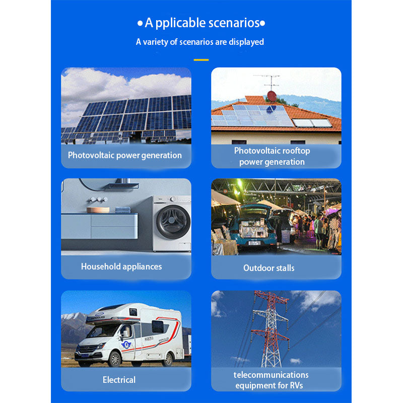 The 5500/6200 single-phase off-grid inverter solar inverter all-in-one machine has a variety of specifications