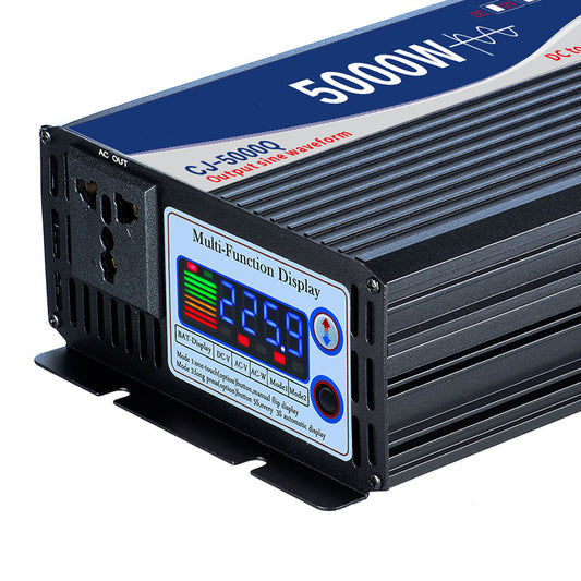 Color screen display high-power on-board inverter 12V 24V 48V 60V To  220V 3000W