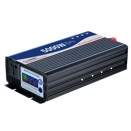 Color screen display high-power on-board inverter 12V 24V 48V 60V To  220V 5000W