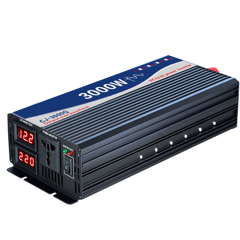 High power pure sine wave home car inverter 12V24V48V72V to 220V 3000W