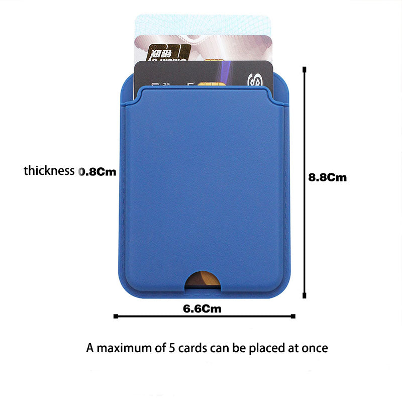 Applicable for Apple imitation original mobile phone back adhesive card case, multi-card public transportation access card, bank card, credit card case, universal.
