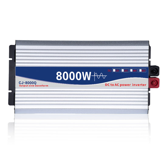 Color screen display high-power on-board inverter 12V 24V 48V 60V To  220V 8000W