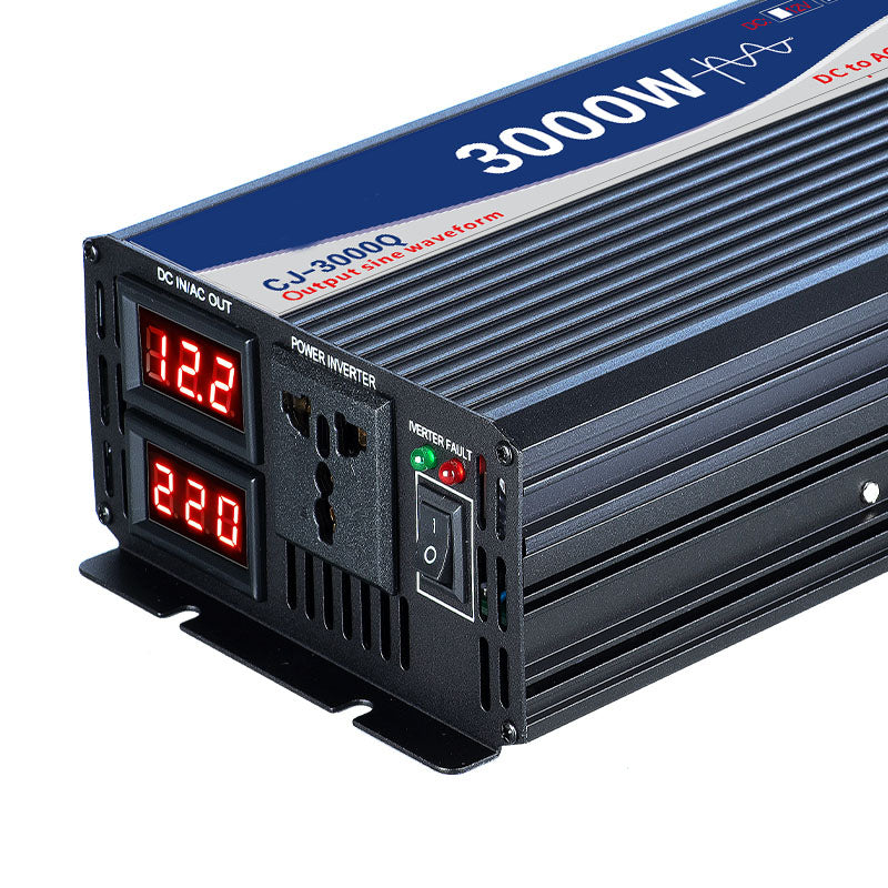 High power pure sine wave home car inverter 12V24V48V72V to 220V 3000W