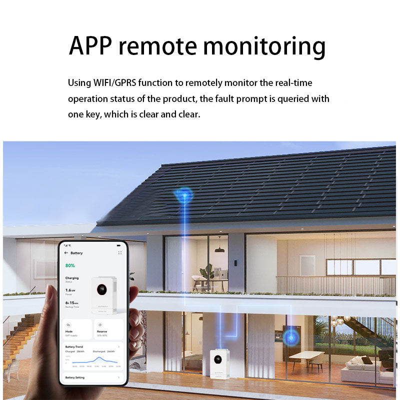 Solar all-in-one outdoor 4KW 6KW PV pure inverter with built-in MPPT controller