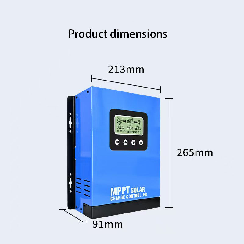 MPPT Solar Controller 50A/60A  12V-48V Photovoltaic RV Home Energy Storage Control System