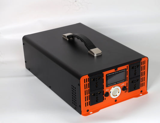 Pure sine wave inverter 12V 24V 48V 60V 72V 96V to 220V for cars, trucks, solar vehicles, and onboard converters 2500W