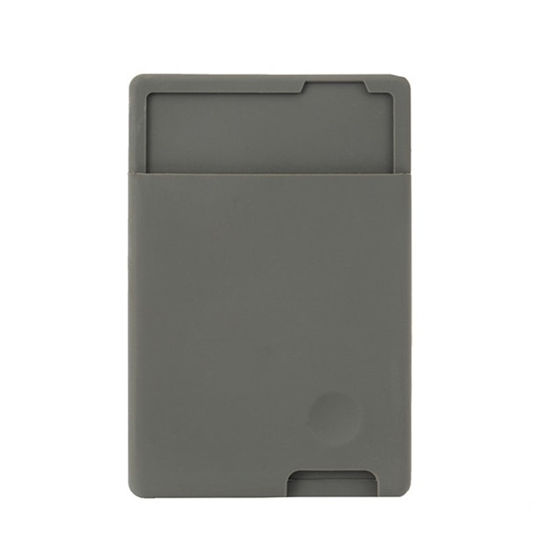 Phone case with card holder, silicone card holder for bus cards, access cards, ID cards, and mobile storage pouch, portable.