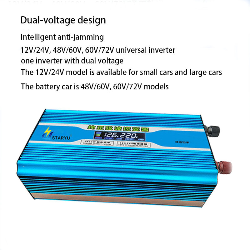 Pure sine wave inverter 12V24V universal 48V60V to 220V 3000W6000W