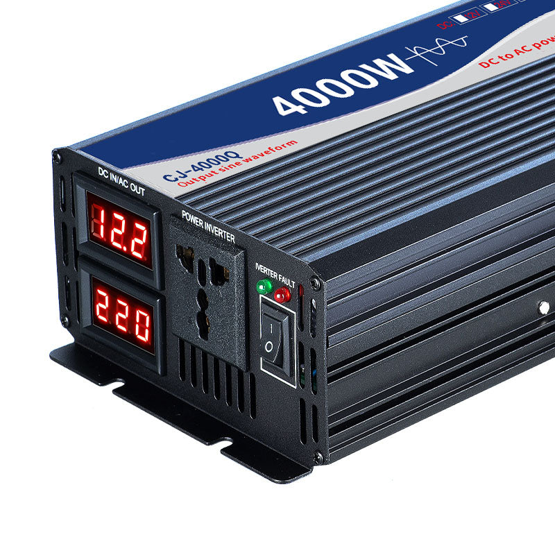 High power pure sine wave home car inverter 12V24V48V72V to 220V 4000W