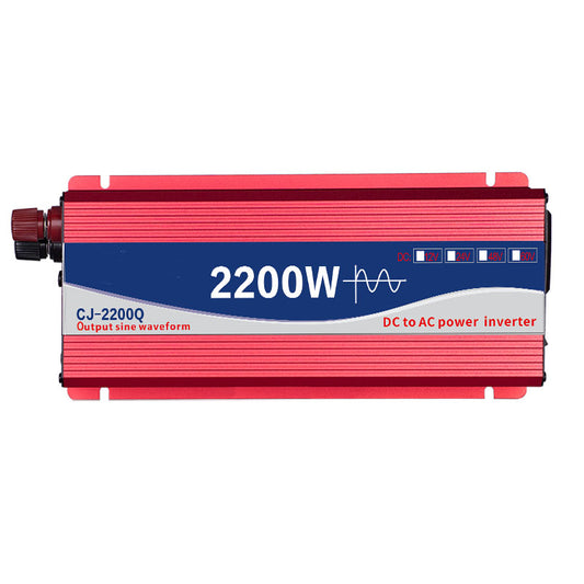 High power pure sinusoidal home car inverter 12V/24V/48V/60V to 220Vinverter 2200W