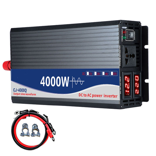 High power pure sine wave home car inverter 12V24V48V72V to 220V 4000W