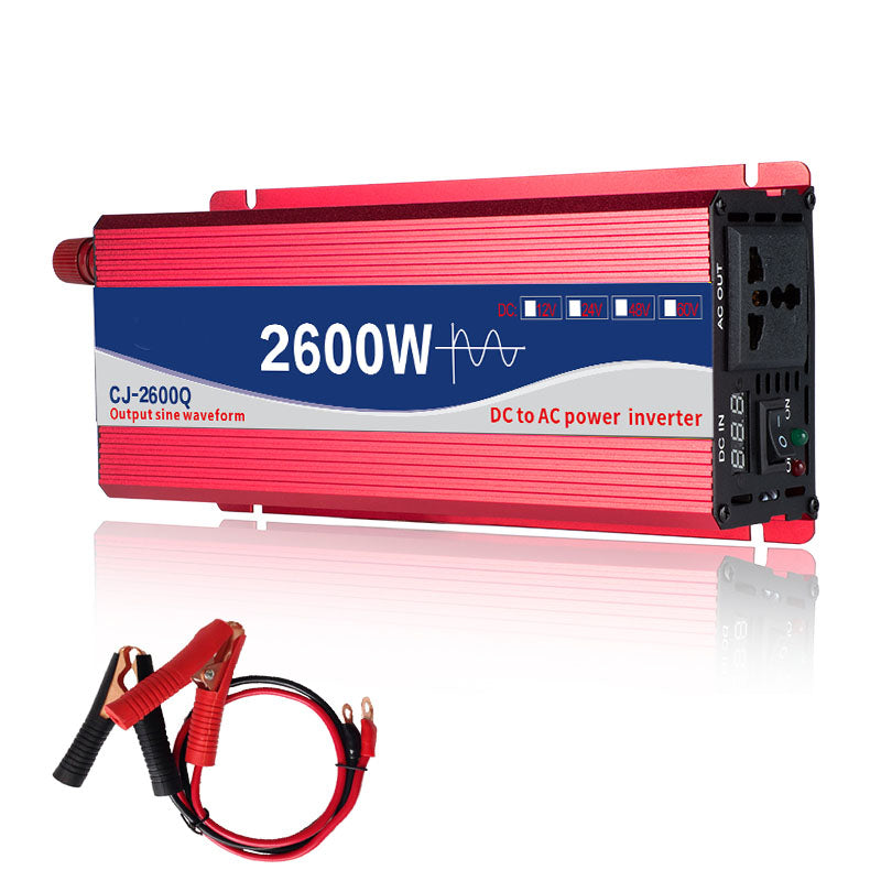 High power pure sine wave home car inverter 12V24V48V72V to 220V 3000W