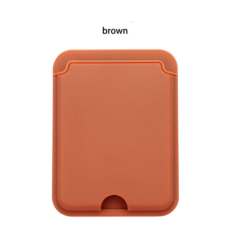 Applicable for Apple imitation original mobile phone back adhesive card case, multi-card public transportation access card, bank card, credit card case, universal.