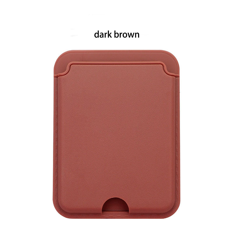 Applicable for Apple imitation original mobile phone back adhesive card case, multi-card public transportation access card, bank card, credit card case, universal.