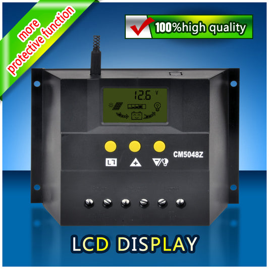 Solar Controller 50A 60A 48V Light Control Smart Solar Charge Controller