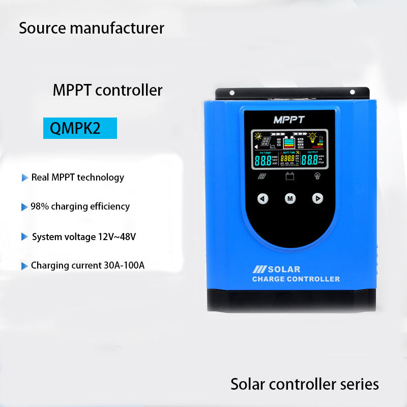 color screen mppt solar controller 30A100A48V photovoltaic solar charge controller