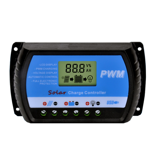 Solar Controller 12V/24V 10A 20A 30A Lead Acid/Lithium Battery Universal Power Generation System